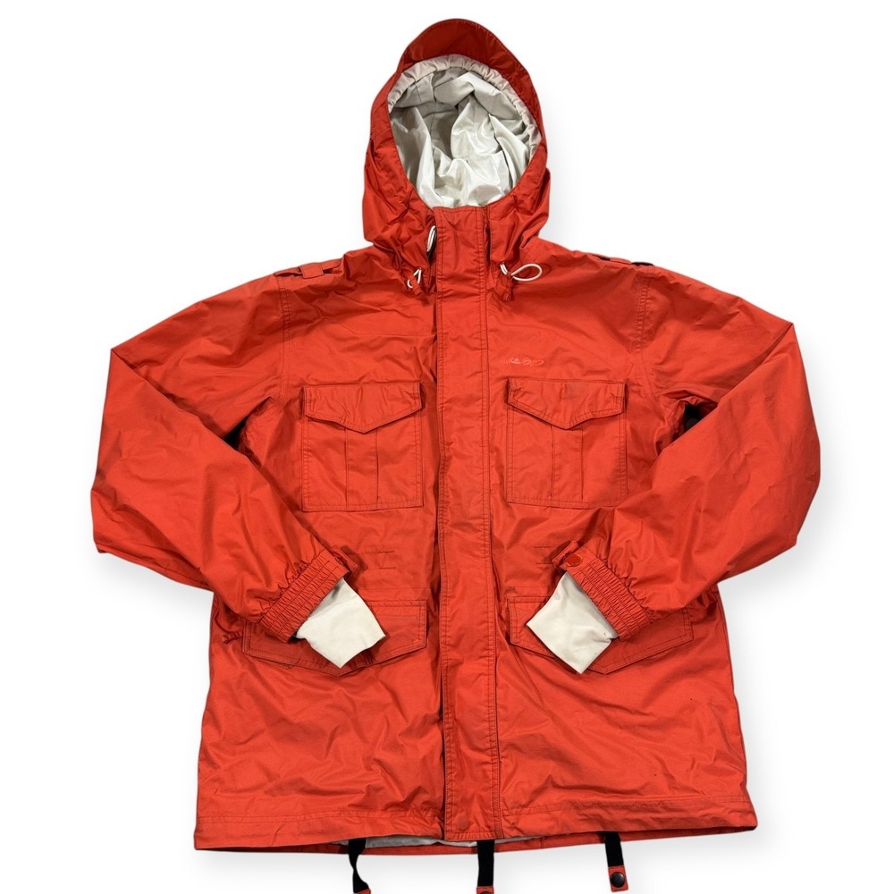 Nike 6.0 Jacket Men's L‎ Orange Sample Hooded Shell Storm Ski Snowboarding